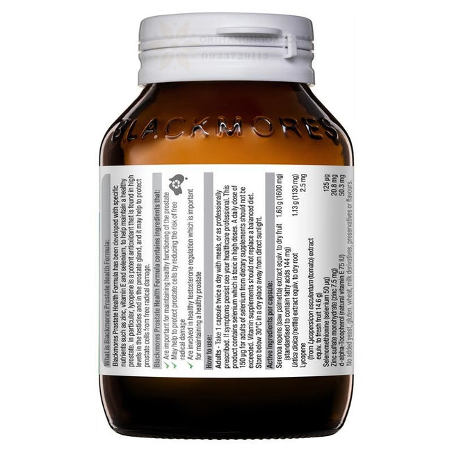 Điều Trị Tiền Liệt Tuyến Blackmores Prostate Health Formula 60 viên