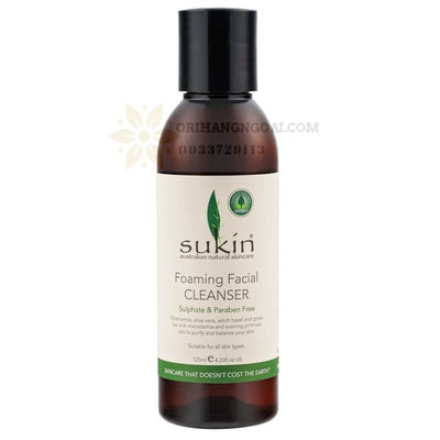 Sữa Rửa Mặt Tạo Bọt Sukin Foaming Facial Cleanser 125ml