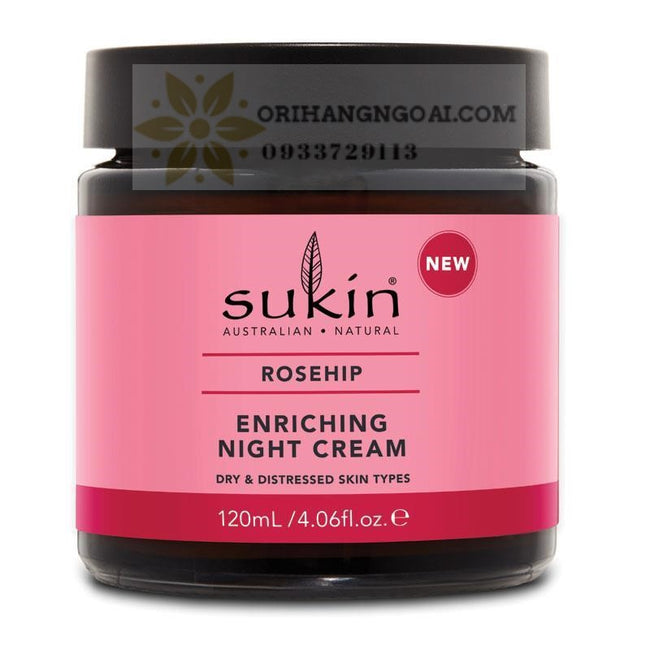 KEM DƯỠNG ĐÊM TẦM XUÂN SÁNG MỊN DA SUKIN ROSEHIP ENRICHING NIGHT CREAM 120ML