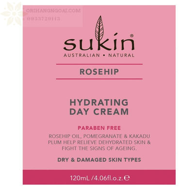 KEM DƯỠNG NGÀY NỤ TẦM XUÂN SUKIN ROSEHIP HYDRATING DAY CREAM 120ML