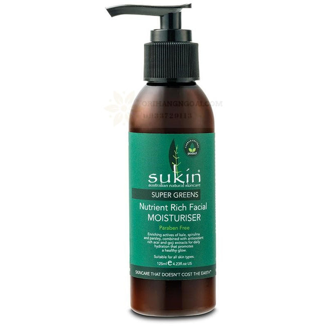 KEM DƯỠNG ẨM SUKIN SUPER GREENS NUTRIENT RICH FACIAL MOISTURISER 125ML